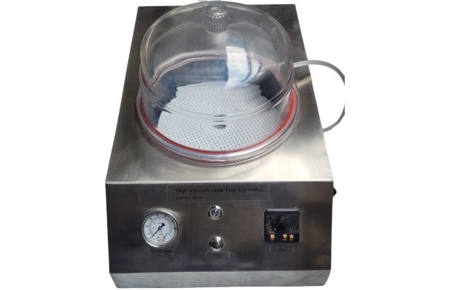 High Vacuum Leak Test Apparatus