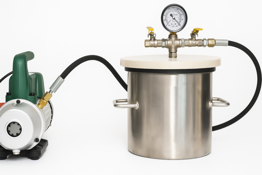 Degassing Vacuum Chamber