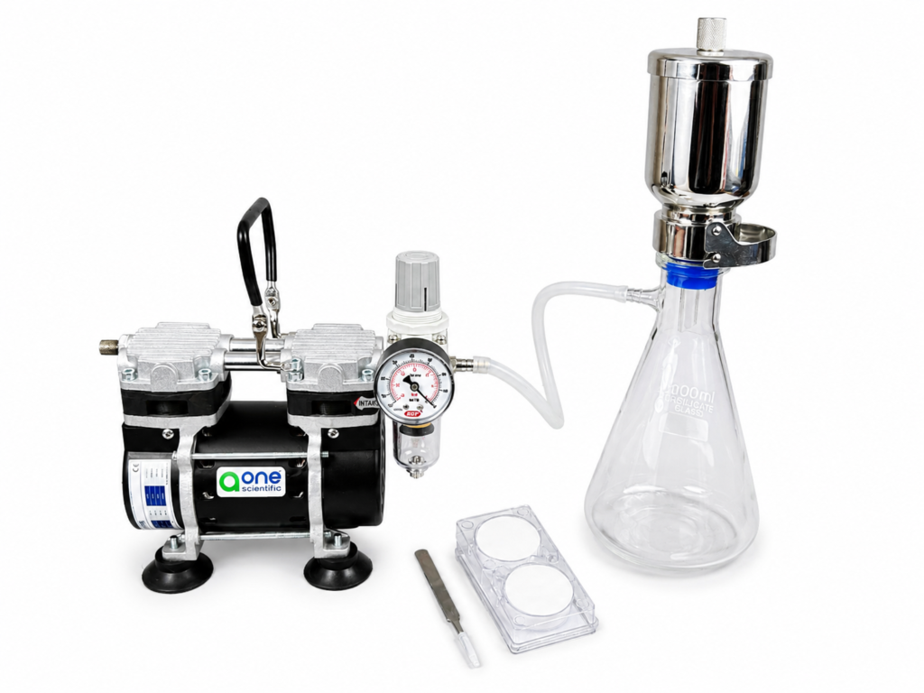 Stainless Steel Solvent Filtration Assembly (Duck Clamp Type) With Kit