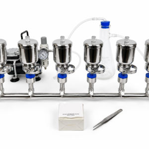 VFM Series Six Vacuum Filtration Manifold Assembly (SS Cups)