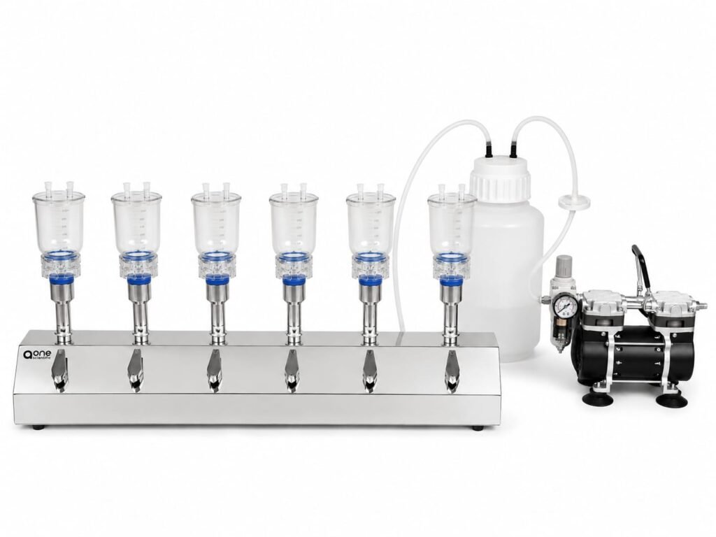 GMP Vacuum Filtration Manifold Six Place With Kit